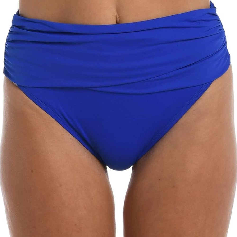 Lablanca Island Goddess Midrise Bikini Bottom - Sapphire